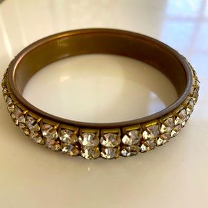 Blingy bangle, gold